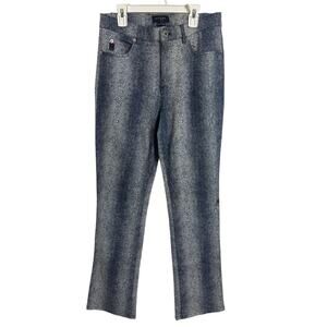 Vtg Y2K Guess Jeans Snakeskin Print Bootcut Jeans Size 30 Stretch